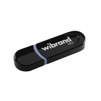 USB флеш накопичувач Wibrand 16GB Panther Black USB 2.0 (WI2.0/PA16P2B)