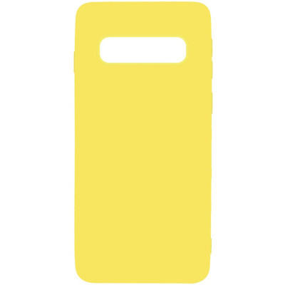 Чохол до мобільного телефона Toto 1mm Matt TPU Case Samsung Galaxy S10+ Yellow (F_93864)