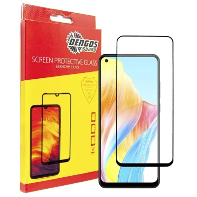 Чохол до мобільного телефона Dengos Kit for OPPO A78 4g case + glass (ice blue) (DG-KM-04)
