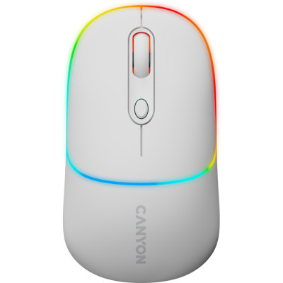 Мишка Canyon MW-22 Dual Band RGB Wireless Snow White (CNS-CMSW22SW)