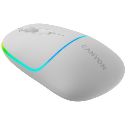 Мишка Canyon MW-22 Dual Band RGB Wireless Snow White (CNS-CMSW22SW)