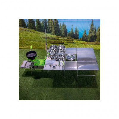 Набір кемпінгових меблів Naturehike портативна кухня зі столом та посудом BRS-96 (BRS-96)
