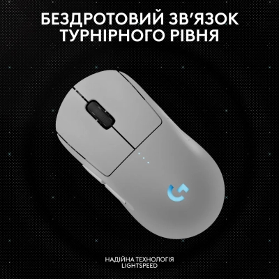 Мишка Logitech G Pro 2 Lightspeed Wireless White (910-007302)
