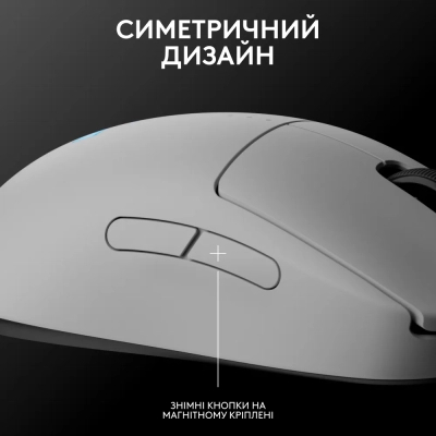 Мишка Logitech G Pro 2 Lightspeed Wireless White (910-007302)