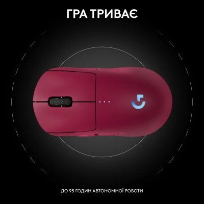 Мишка Logitech G Pro 2 Lightspeed Wireless Magenta (910-007309)