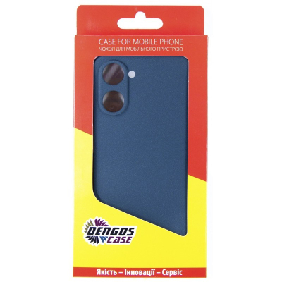 Чохол до мобільного телефона Dengos Carbon Realme 10 (blue) (DG-TPU-CRBN-179)