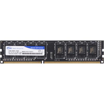 Модуль пам'яті для комп'ютера DDR3 4GB 1600 MHz Team (TED34GM1600C1101 / TED34G1600C1101)