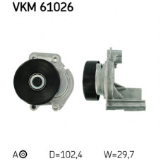 Натягувач ременя з роликом SKF VKM 61026