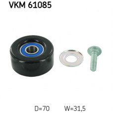 Натягувач ременя з роликом SKF VKM 61085