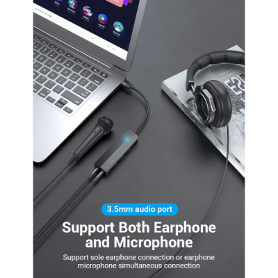 Концентратор Vention USB 3.0 to 3хUSB 3.0/2хTRS Audio/USB Micro 1.0m (CHIBF)