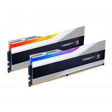 Модуль пам'яті для комп'ютера DDR5 32GB (2x16GB) 6600 Trident Z5 RGB Silver G.Skill (F5-6600J3440G16GX2-TZ5RS)