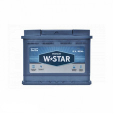 Акумулятор автомобільний W STAR Premium 62Ah (+/-) (562 71 02)