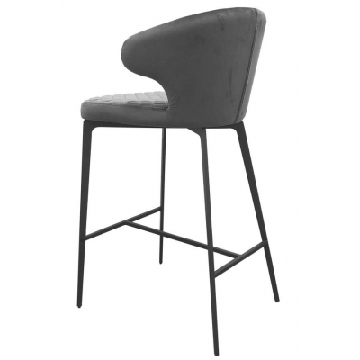 Кухонний стілець Concepto Keen напівбарний стіл грей (HBC753A-V17-STEEL GREY)