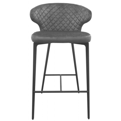 Кухонний стілець Concepto Keen напівбарний стіл грей (HBC753A-V17-STEEL GREY)