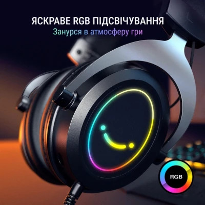 Навушники Fifine H3 RGB Black (H3)