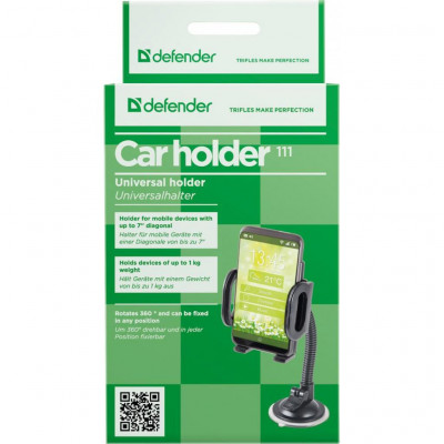 Універсальний автотримач Defender Car holder 111 for mobile devices (29111)