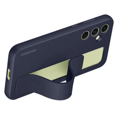 Чохол до мобільного телефона Samsung A55 Standing Grip Case Blue Black (EF-GA556TBEGWW)