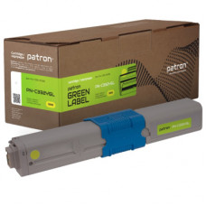 Тонер-картридж Patron Oki 46508733 Green Label, yellow (PN-C332YGL)