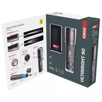 Ліхтар EMOS P3190 1200Lm Li-ion Metal (P3190)