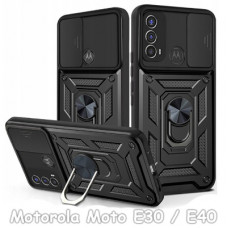 Чохол до мобільного телефона BeCover Military Motorola Moto E30 / E40 Black (708182)