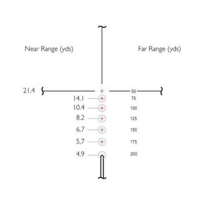 Оптичний приціл Hawke Vantage IR 3-9x40 (Rimfire .22 LR Subsonic R/G) (14223)