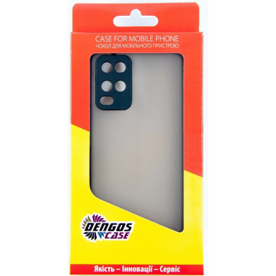 Чохол до мобільного телефона Dengos Matte OPPO A54 (black) (DG-TPU-MATT-79)
