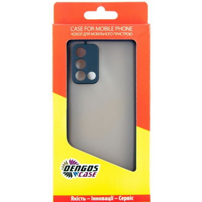 Чохол до мобільного телефона Dengos Matte OPPO A74 (black) (DG-TPU-MATT-80)