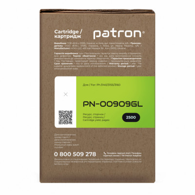 Картридж Patron XEROX Phaser 3140/108R00909 GREEN Label (PN-00909GL)