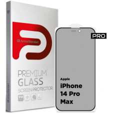 Скло захисне Armorstandart Pro Anti-spy Matte Apple iPhone 14 Pro Max Black (ARM68605)