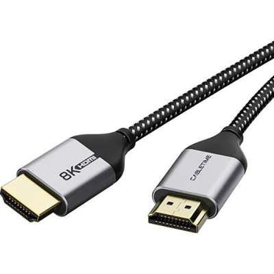 Кабель мультимедійний HDMI to HDMI 2.0m v2.1 Cabletime (CA914654)