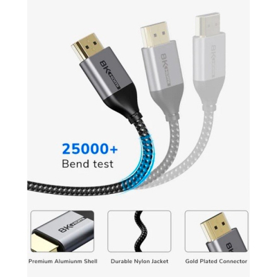 Кабель мультимедійний HDMI to HDMI 2.0m v2.1 Cabletime (CA914654)