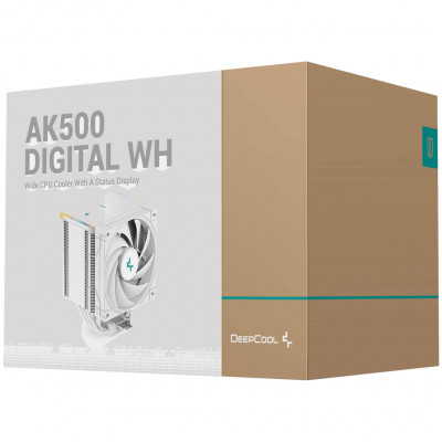 Кулер до процесора Deepcool AK500 Digital WH (AK500 Digital WHITE)