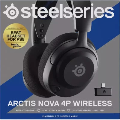 Навушники SteelSeries Arctis Nova 4P Wireless Black (SS61641)