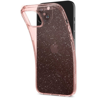 Чохол до мобільного телефона Spigen Apple iPhone 15 Liquid Crystal Glitter Rose Quartz (ACS06789)