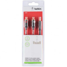 Кабель мультимедійний Jack 3.5mm to 2RCA Belkin (F3Y116BT2M)