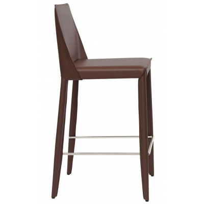 Кухонний стілець Concepto Marco напівбарний темно-коричневий (HBC809BL-RL3-DARK BROWN)