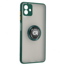 Чохол до мобільного телефона Armorstandart Frosted Matte Ring Samsung A04 (A045) Dark Green (ARM68343)