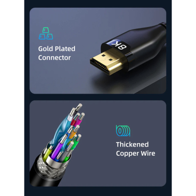 Кабель мультимедійний HDMI to HDMI 3.0m v2.1 Cabletime (CA914562)
