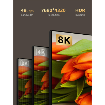 Кабель мультимедійний HDMI to HDMI 50.0m v2.1 AOC Cabletime (CA914036)