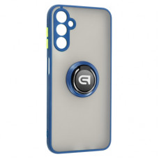Чохол до мобільного телефона Armorstandart Frosted Matte Ring Samsung A14 4G / A14 5G Navy Blue (ARM68352)