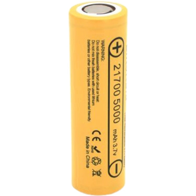 Акумулятор 21700 5000mah, (4800-5100mah), 15A, 3.7V(2.5-4.2V), Yellow Liitokala (Lii-50E-N(Nickel) / LiitoKala)