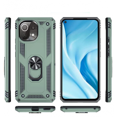 Чохол до мобільного телефона BeCover Military Xiaomi Mi 11 Lite / Mi 11 Lite 5G Dark Green (706645)