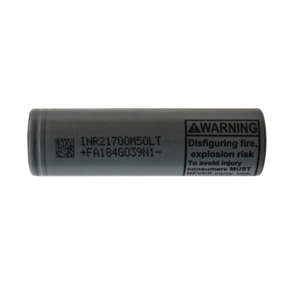 Акумулятор 21700 5000mAh, 7.2(14.4)A, 4.2/3.69/2.5V, Gray LG (INR21700-M50LT / 26912)