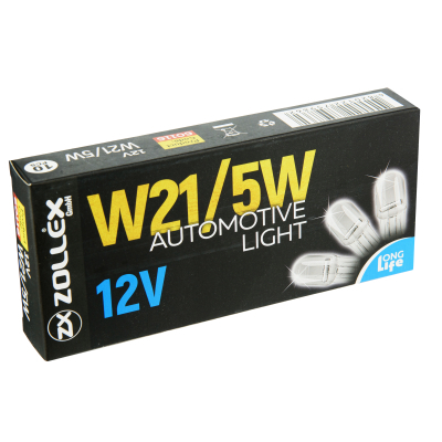 Автолампа Zollex W21/5W 12V