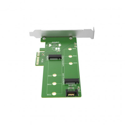 Контролер Maiwo Multi-Size PCIex4 & SATA to M.2 (M-Key or B-key) KT015 SSD (45774)