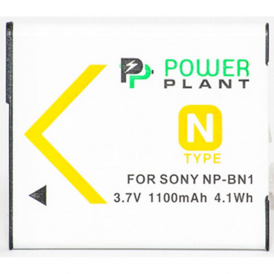 Акумулятор до фото/відео PowerPlant Sony NP-BN1 (DV00DV1278)