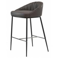 Кухонний стілець Concepto Sheldon напівбарний сірий графіт (HBC832A-PU-50S-GRAPHITE)