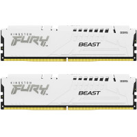 Модуль пам'яті для комп'ютера DDR5 64GB (2x32GB) 5600 MHz Beast White EXPO Kingston Fury (ex.HyperX) (KF556C36BWEK2-64)