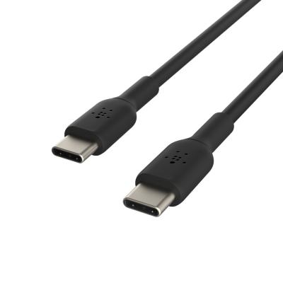 Дата кабель USB-С - USB-С, PVC, 1m, black Belkin (CAB003BT1MBK)