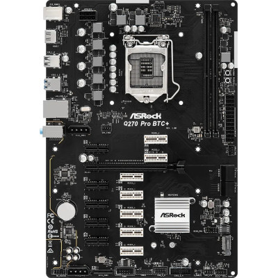 Материнська плата ASRock Q270 PRO BTC+